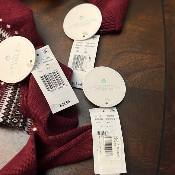 Edgehill Collection Baby Boys Fair Isle Long Sleeve Sweater & Pants Set - Picture 11 of 11